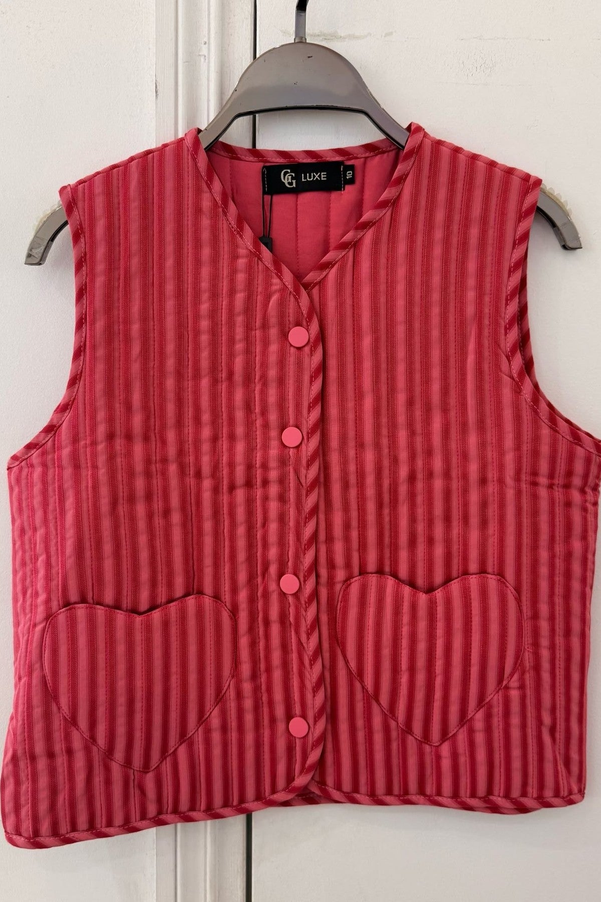 veste matelasse rayes