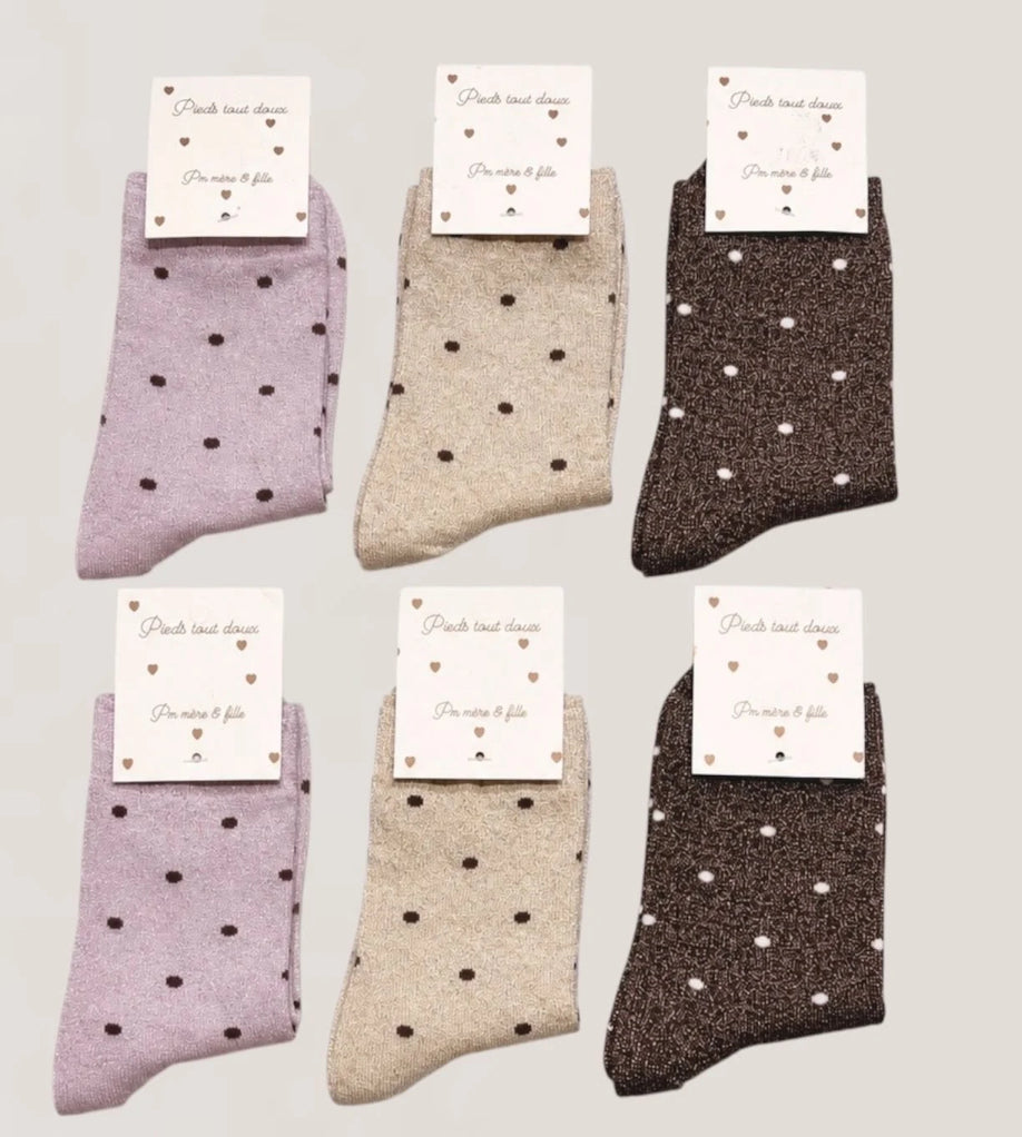 Chaussettes pois
