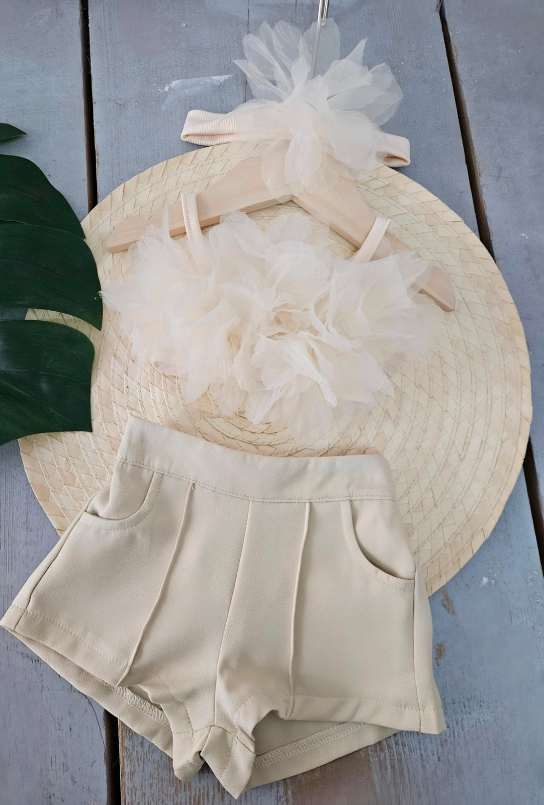 Ensemble Grosse fleurs froufrou