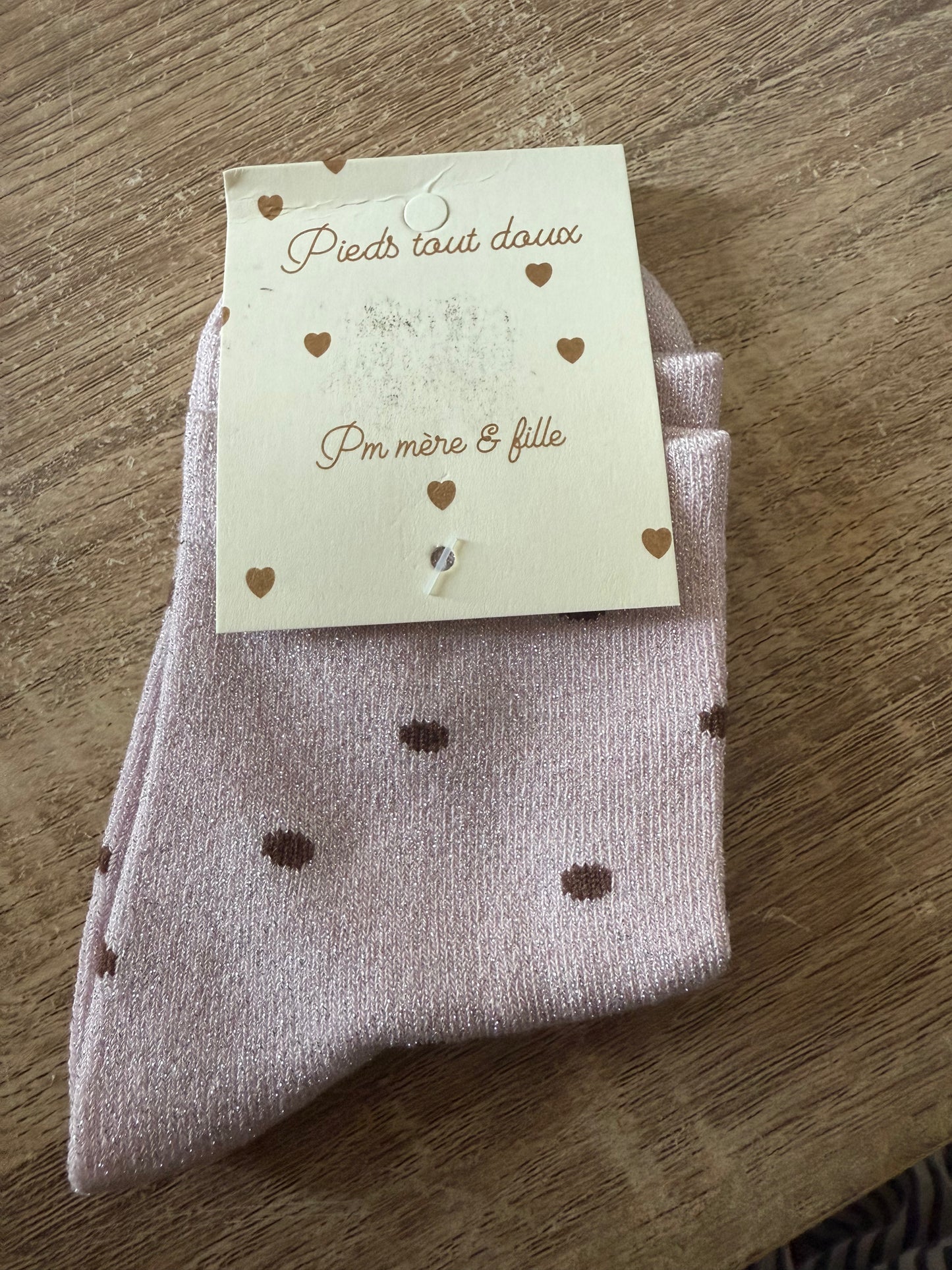 Chaussettes pois