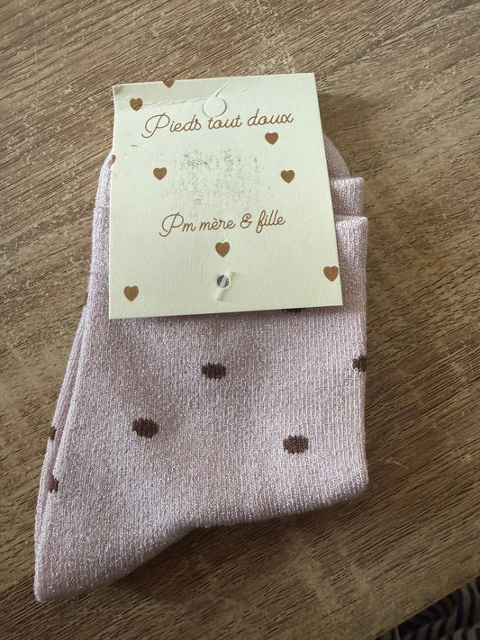 Chaussettes pois
