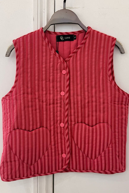 veste matelasse rayes